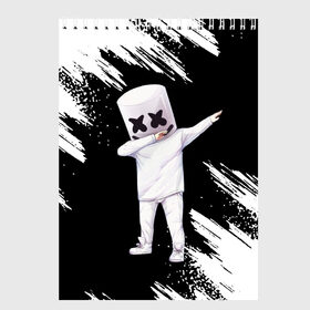 Скетчбук с принтом Marshmello в Ухте, 100% бумага
 | 48 листов, плотность листов — 100 г/м2, плотность картонной обложки — 250 г/м2. Листы скреплены сверху удобной пружинной спиралью | dj | marshmello | marshmelloy | usa | америка | клуб | клубная музыка | мармело | маршмелло | маршмеллоу | музыка | музыкант