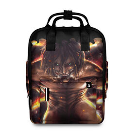 Женский рюкзак 3D АТАКА ТИТАНОВ (+спина): в Ухте, 100% полиэстер | лямки с регулируемой длиной, сверху ручки, чтобы рюкзак нести как сумку. Основное отделение закрывается на молнию, как и внешний карман. Внутри два дополнительных кармана, один из которых закрывается на молнию. По бокам два дополнительных кармашка, куда поместится маленькая бутылочка
 |