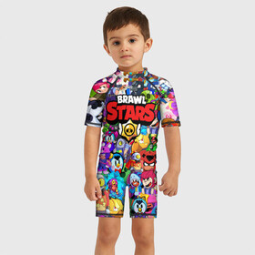 Детский купальный костюм 3D BRAWL STARS: в Ухте, Полиэстер 85%, Спандекс 15% | застежка на молнии на спине | bibi | brawl stars | brock | bull | crow | dinomike | el primo | leon | mobile game | nita | poko | ricochet | sandy | shall | stars | tara | бравл старс | ворон | леон | мобильные игры