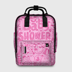 Женский рюкзак 3D с принтом baby pink в Ухте, 100% полиэстер | лямки с регулируемой длиной, сверху ручки, чтобы рюкзак нести как сумку. Основное отделение закрывается на молнию, как и внешний карман. Внутри два дополнительных кармана, один из которых закрывается на молнию. По бокам два дополнительных кармашка, куда поместится маленькая бутылочка
 | детские принты | детское | для детей | забавные картинки