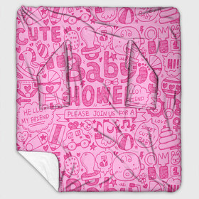 Плед с рукавами с принтом baby pink в Ухте, 100% полиэстер | Закругленные углы, все края обработаны. Ткань не мнется и не растягивается. Размер 170*145 | детские принты | детское | для детей | забавные картинки