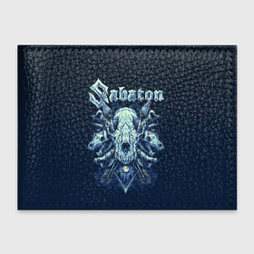 Обложка для студенческого билета с принтом Skull Sabaton в Ухте, натуральная кожа | Размер: 11*8 см; Печать на всей внешней стороне | battle metal | sabaton | военный рок | йоаким броден | крис рёланд | пар сундстрём | рок | рок группа | хэви метал | шведская группа | шведский рок