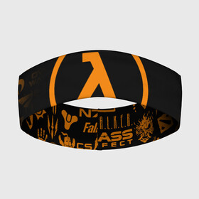 Повязка на голову 3D HALF   LIFE: в Ухте,  |  | aperture laboratories | black mesa | gordon freeman | half life | half life 3 | valve | блэк меса | вэлв | гордон фриман | халф лайф