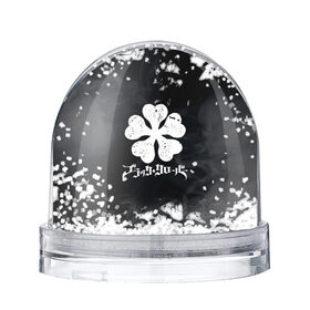 Снежный шар ЧЁРНЫЙ КЛЕВЕР: в Ухте, Пластик | Изображение внутри шара печатается на глянцевой фотобумаге с двух сторон | asta | black bull | black clover | bull | clover | аста | бык | клевер | чёрный бык | чёрный клевер