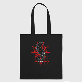 Шоппер 3D с принтом Slipknot в Ухте, 100% полиэстер | Плотность: 200 г/м2; Размер: 34×35 см; Высота лямок: 30 см | animal | blood | metal | rock | slipknot | геометрия | группа | животные | знак | козел | кровь | логотип | маски | метал | парню | петля | прикольная | рога | рок | символ | слипкнот
