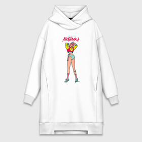 Платье-худи хлопок с принтом Niletto. Любимка в Ухте,  |  | Тематика изображения на принте: album | art | girl | music | niletto | track | альбом | арт | девушка | любимка | музыка | нилето | нилетто | трек