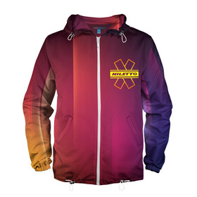 Мужская ветровка 3D с принтом NILETTO в Ухте, 100% полиэстер | подол и капюшон оформлены резинкой с фиксаторами, два кармана без застежек по бокам, один потайной карман на груди | Тематика изображения на принте: niletto | rnb | любимка | нилето | нилетто | поп | прытков | рнб | хип хоп