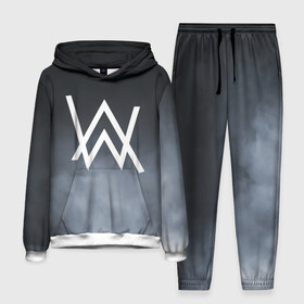 Мужской костюм 3D (с толстовкой) с принтом Alan Walker в Ухте,  |  | alan | alan walker | walker | алан | алан уокер | вокер | волкер | уокер | уолкер