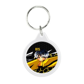 Брелок круглый с принтом BTS в Ухте, пластик и полированная сталь | круглая форма, металлическое крепление в виде кольца | bangtanboys | blackpink | bts | btsarmy | jhope | jimin | jin | jungkook | kimtaehyung | kpop | suga | taehyung | бтс | кпоп