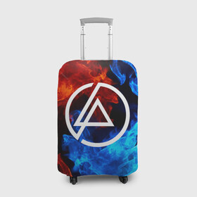 Чехол для чемодана 3D LINKIN PARK: в Ухте, 86% полиэфир, 14% спандекс | двустороннее нанесение принта, прорези для ручек и колес | chester bennington | linkin park | mike shinoda | линкин парк