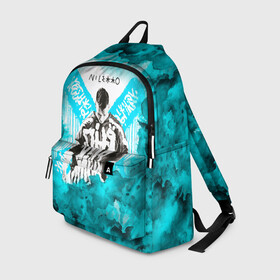 Рюкзак 3D с принтом NILETTO в Ухте, 100% полиэстер | лямки с регулируемой длиной, сверху петелька, чтобы рюкзак можно было повесить на вешалку. Основное отделение закрывается на молнию, как и внешний карман. Внутри два дополнительных кармана, один из которых закрывается на молнию. По бокам два дополнительных кармашка | niletto | дым | краски | музыка | музыкант | музыкант niletto | музыкант нилетто | нилетто | певец