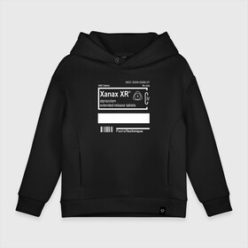 Детское худи Oversize хлопок с принтом Паша Техник в Ухте, френч-терри — 70% хлопок, 30% полиэстер. Мягкий теплый начес внутри —100% хлопок | боковые карманы, эластичные манжеты и нижняя кромка, капюшон на магнитной кнопке | Тематика изображения на принте: rep | xanax | андеграунд | жёлтая ветка | ксанакс | паша техник | реп | русский реп