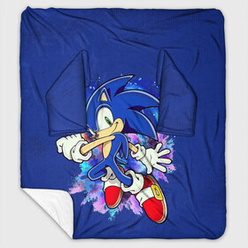 Плед с рукавами Sonic: в Ухте, 100% полиэстер | Закругленные углы, все края обработаны. Ткань не мнется и не растягивается. Размер 170*145 | sega | sonic | видеоигры | синий ёж | соник | супер ёж