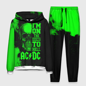 Мужской костюм 3D (с толстовкой) с принтом Im on the highway to hell AC DC в Ухте,  |  | Тематика изображения на принте: ac dc | acdc | acdc ас дс | angus | back in black | highway to hell | mckinn | австралийская | ангус янг | ас дс | асдс | блюз | в форме | гитара | группа | дым | крис слэйд | метал | молния | музыка | певец | рок | рок н ролл | стиви янг