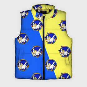 Мужской жилет утепленный 3D Sonic  Соник: в Ухте,  |  | doodling | textures | tiles | дудлинг | ежик | персонаж | соник | тайлы | текстуры | фон