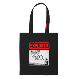 Шоппер 3D с принтом Punks Not Dead в Ухте, 100% полиэстер | Плотность: 200 г/м2; Размер: 34×35 см; Высота лямок: 30 см | art | punk | punks not dead | rock | sons of anarchy | анархия | арт | группа | егор летов | логотип | музыка | надпись | панк | панк рок | прикольная | рок | свобода | хаос