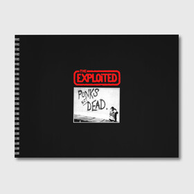 Альбом для рисования с принтом Punks Not Dead в Ухте, 100% бумага
 | матовая бумага, плотность 200 мг. | art | punk | punks not dead | rock | sons of anarchy | анархия | арт | группа | егор летов | логотип | музыка | надпись | панк | панк рок | прикольная | рок | свобода | хаос