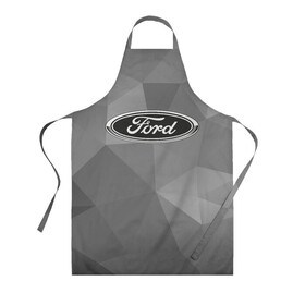 Фартук 3D Ford ч/б: в Ухте, 100% полиэстер | общий размер — 65 х 85 см, ширина нагрудника — 26 см, горловина — 53 см, длина завязок — 54 см, общий обхват в поясе — 173 см. Принт на завязках и на горловине наносится с двух сторон, на основной части фартука — только с внешней стороны | explorer | fiesta | focus | ford | gt40 | kuga | mondeo | mustang | авто | автомобиль | ам | куга | машина | мондео | мустанг | фиеста | фокус | форд