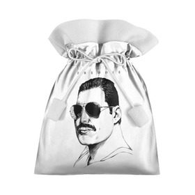 Подарочный 3D мешок с принтом Queen в Ухте, 100% полиэстер | Размер: 29*39 см | Тематика изображения на принте: freddie mercury | queen | quen | the show must go on | we are the champions | богемская рапсодия | глэм | группа | квин | королева | куин | меркури | меркьюри | музыкант | мэркури | певец | песня | поп | рок | фаррух булсара | фредди