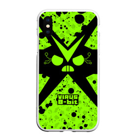 Чехол для iPhone XS Max матовый Brawl Stars VIRUS 8-BIT: в Ухте, Силикон | Область печати: задняя сторона чехла, без боковых панелей | 8 bit | 8bit | brawl | crow | game | leon | sally | spike | stars | virus | бравл | ворон | игра | леон | салли | спайк | старз | старс