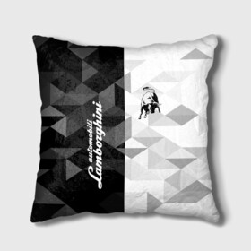 Подушка 3D с принтом Lamborghini в Ухте, наволочка – 100% полиэстер, наполнитель – холлофайбер (легкий наполнитель, не вызывает аллергию). | состоит из подушки и наволочки. Наволочка на молнии, легко снимается для стирки | audi | auto | aventador | lamborghini | murcielago | urus | авто | автомобиль | ам | ламба | ламборгини | машина | машины | спорткар | урус