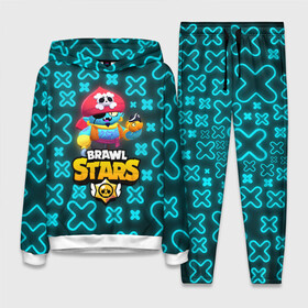 Женский костюм 3D (с толстовкой) с принтом Brawl Stars Pirate Gene в Ухте,  |  | gene | pirate gene | джин | пират джин