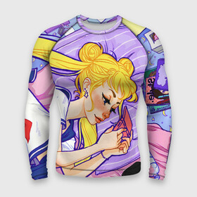 Мужской рашгард 3D с принтом СЕЙЛОР МУН в Ухте,  |  | Тематика изображения на принте: anime | japan | manga | sailor moon | аниме | девочка | девушка | лунная призма | манга | сейлор мун | сэйлор мун | япония