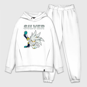 Мужской костюм хлопок OVERSIZE SONIC (Silver): в Ухте,  |  | amy rose | hedgehog | sega | silver | доктор эггман | ёж соник | ехидна наклз | метал соник | сега | сильвер | соник