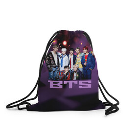 Рюкзак-мешок 3D с принтом BTS в Ухте, 100% полиэстер | плотность ткани — 200 г/м2, размер — 35 х 45 см; лямки — толстые шнурки, застежка на шнуровке, без карманов и подкладки | bangtanboys | blackpink | bts | btsarmy | jhope | jimin | jin | jungkook | kimtaehyung | kpop | suga | taehyung | бтс | кпоп