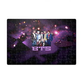 Пазл магнитный 126 элементов BTS: в Ухте, полимерный материал с магнитным слоем | 126 деталей, размер изделия —  180*270 мм | bangtanboys | blackpink | bts | btsarmy | jhope | jimin | jin | jungkook | kimtaehyung | kpop | suga | taehyung | бтс | кпоп