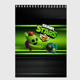 Скетчбук с принтом brawn stars Spike Спайк в Ухте, 100% бумага
 | 48 листов, плотность листов — 100 г/м2, плотность картонной обложки — 250 г/м2. Листы скреплены сверху удобной пружинной спиралью | Тематика изображения на принте: brawl | brawl stars | brawlstars | brawl_stars | jessie | poco | бравл | бравлстарс | поко
