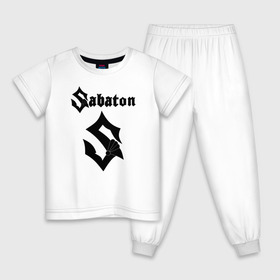 Детская пижама хлопок с принтом Sabaton в Ухте, 100% хлопок |  брюки и футболка прямого кроя, без карманов, на брюках мягкая резинка на поясе и по низу штанин
 | battle | panzerkampf | primo victoria | sabaton | the art of war | the great war | атака мертвецов | бисмарк | броден | войны | группа | йоаким | латный ботинок | метал | ночные ведьмы | пауэр | рок | рыцарские доспехи | сабатон