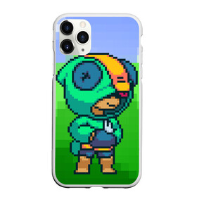 Чехол для iPhone 11 Pro Max матовый с принтом Brawl Stars Leon pixel в Ухте, Силикон |  | 3x3 | 3на3 | 8бит | android | barley | brawl stars | brawlball | defend | epic brawler | ios | legendary | leon | moba | supercell | броул старт | драка звёзд | леон | моба | суперцелл