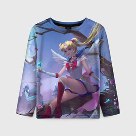 Детский лонгслив 3D СЕЙЛОР МУН: в Ухте, 100% полиэстер | длинные рукава, круглый вырез горловины, полуприлегающий силуэт
 | anime | japan | manga | sailor moon | аниме | девочка | девушка | лунная призма | манга | сейлор мун | сэйлор мун | япония
