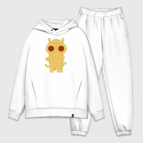 Мужской костюм хлопок OVERSIZE The flying spaghetti monster: в Ухте,  |  | food | fsm | monster | ежа | лапша | монстр | паста