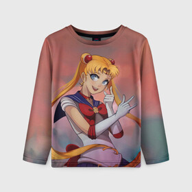 Детский лонгслив 3D СЕЙЛОР МУН: в Ухте, 100% полиэстер | длинные рукава, круглый вырез горловины, полуприлегающий силуэт
 | anime | japan | manga | sailor moon | аниме | девочка | девушка | лунная призма | манга | сейлор мун | сэйлор мун | япония