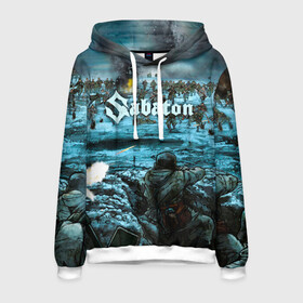Мужская толстовка 3D с принтом Sabaton в Ухте, 100% полиэстер | двухслойный капюшон со шнурком для регулировки, мягкие манжеты на рукавах и по низу толстовки, спереди карман-кенгуру с мягким внутренним слоем. | battle | panzerkampf | primo victoria | sabaton | the art of war | the great war | атака мертвецов | бисмарк | броден | войны | группа | йоаким | латный ботинок | метал | ночные ведьмы | пауэр | рок | рыцарские доспехи | сабатон