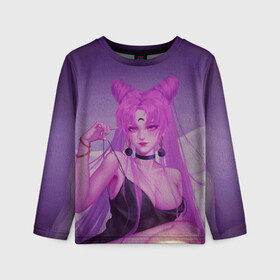 Детский лонгслив 3D PINK HEAR: в Ухте, 100% полиэстер | длинные рукава, круглый вырез горловины, полуприлегающий силуэт
 | anime | japan | manga | sailor moon | аниме | девочка | девушка | луна | лунная призма | манга | сейлор мун | сэйлор мун | япония