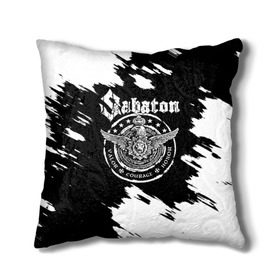 Подушка 3D с принтом Sabaton в Ухте, наволочка – 100% полиэстер, наполнитель – холлофайбер (легкий наполнитель, не вызывает аллергию). | состоит из подушки и наволочки. Наволочка на молнии, легко снимается для стирки | battle | panzerkampf | primo victoria | sabaton | the art of war | the great war | атака мертвецов | бисмарк | броден | войны | группа | йоаким | латный ботинок | метал | ночные ведьмы | пауэр | рок | рыцарские доспехи | сабатон