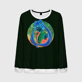 Мужской свитшот 3D с принтом СЕЙЛОР МУН в Ухте, 100% полиэстер с мягким внутренним слоем | круглый вырез горловины, мягкая резинка на манжетах и поясе, свободная посадка по фигуре | Тематика изображения на принте: anime | japan | manga | sailor moon | аниме | девочка | девушка | луна | лунная призма | манга | сейлор мун | сэйлор мун | япония