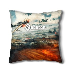 Подушка 3D с принтом Sabaton в Ухте, наволочка – 100% полиэстер, наполнитель – холлофайбер (легкий наполнитель, не вызывает аллергию). | состоит из подушки и наволочки. Наволочка на молнии, легко снимается для стирки | battle | panzerkampf | primo victoria | sabaton | the art of war | the great war | атака мертвецов | бисмарк | броден | войны | группа | йоаким | латный ботинок | метал | ночные ведьмы | пауэр | рок | рыцарские доспехи | сабатон