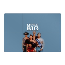 Магнитный плакат 3Х2 с принтом Little Big в Ухте, Полимерный материал с магнитным слоем | 6 деталей размером 9*9 см | Тематика изображения на принте: little big | евровидение | илья прускин