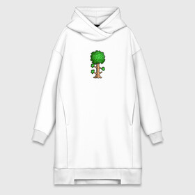 Платье-худи хлопок с принтом Terraria в Ухте,  |  | brain of cthulhu | eater of worlds | eye of cthulhu | game | king slime | moon lord | queen bee | skeletron | terka | terra | terraria | the twin | twins | игры | майнкрафт | терария | терка | террария