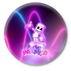 Значок с принтом Marshmello (Oko) в Ухте,  металл | круглая форма, металлическая застежка в виде булавки | dj | marshmello | oko | взлет | висит | граффити | губы | денс | диджей | дым | дэнс | звезда | звезды | зефир | зуб | инопланетянин | комсток | космонавт | космос | кристофер | луне | маршмелло | маршмеллоу