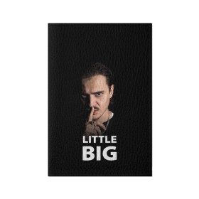 Обложка для паспорта матовая кожа с принтом Little Big. Илья Прусикин в Ухте, натуральная матовая кожа | размер 19,3 х 13,7 см; прозрачные пластиковые крепления | little big | евровидение | илья прусикин