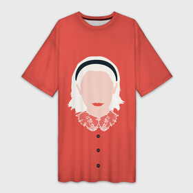 Платье-футболка 3D с принтом Сабрина в Ухте,  |  | archie comics | chilling adventures of sabrina | vdsvar | warner bros. television | ведьма | кирнан шипка | леденящие душу приключения сабрины | сабрина спеллман