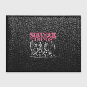Обложка для студенческого билета с принтом Очень Странные Дела в Ухте, натуральная кожа | Размер: 11*8 см; Печать на всей внешней стороне | 11 | demogorgon | flayer | mind | netflix | retro | stranger | things | дастин | дела | демогоргон | оди | одиннадцать | очень | пожиратель | разума | ретро | стив | странные | хоппер | хоукинс
