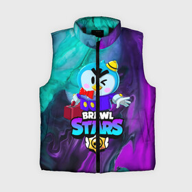 Женский жилет утепленный 3D с принтом BRAWL STARS MR.P в Ухте,  |  | 8 bit | 8 бит | bibi | brawl stars | crow | el brown | leon | leon shark | max | mr.p | sally leon | shark | stars | virus | werewolf | акула | биби | вирус | ворон | леон | оборотень | пингвин