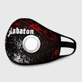 Маска из неопрена с принтом SABATON в Ухте, неопрен 100% | Форма огибающая нос. Резинки для ушей с дополнительной резинкой на затылке. Клапан для выдоха для активного дыхания при занятиях спортом. Эластичный материал маски и окантовки для лучшего растяжения и прилегания маски.  | sabaton | skull | даниель муллбак | йоаким броден | крис рёланд | оскар монтелиус | пэр сундстрём | рикард сунден | сабатон | скелет | тоббе энглунд | томми юханссон | ханнес ван дал | черепа