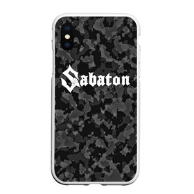 Чехол для iPhone XS Max матовый с принтом SABATON в Ухте, Силикон | Область печати: задняя сторона чехла, без боковых панелей | sabaton | skull | даниель муллбак | йоаким броден | крис рёланд | оскар монтелиус | пэр сундстрём | рикард сунден | сабатон | скелет | тоббе энглунд | томми юханссон | ханнес ван дал | черепа